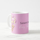 Teddy Bear Balloon Mok roze koffie (Voorkant links)