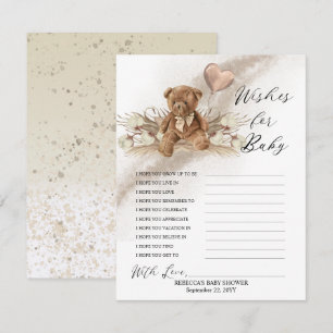 Teddy Bear Balloon wenst Baby