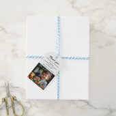 Teddy Bear Balloons Kinder Foto Birthday Cadeaulabel (Met Touw)