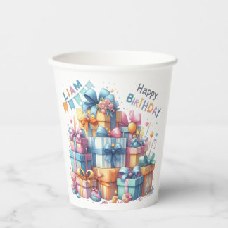 Teddy Bear Balloons Kinder Foto Birthday Papieren Bekers