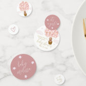 Teddy Bear Barly Wachten op het Baby shower van he Confetti