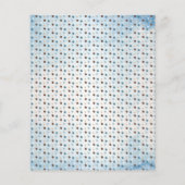 Teddy Bear Barly Wait Boy Baby shower Bingo Invi (Achterkant)