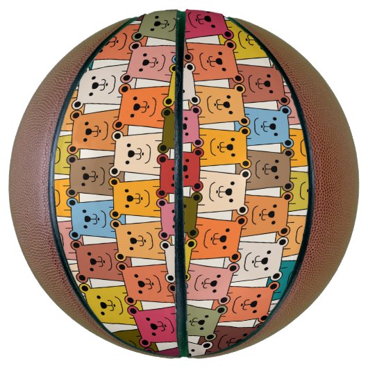 Teddy Bear Basketbal (Verticaal)