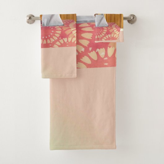 Teddy Bear Bathroom Towel sets Bad Handdoek (Insitu)