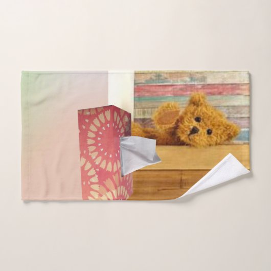 Teddy Bear Bathroom Towel sets Bad Handdoek (Handdoek)