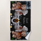 Teddy Bear Beach Buddies Strandlaken (Voorkant)