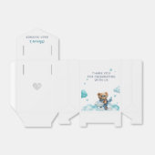 Teddy Bear Bearly Wait Baby shower Bedankdoosjes (Uitgevouwen)