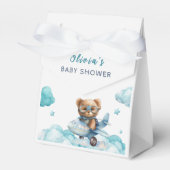 Teddy Bear Bearly Wait Baby shower Bedankdoosjes (Voorkant Zijde)