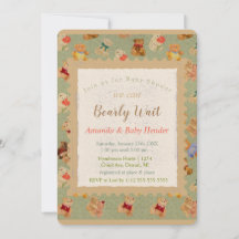 Teddy Bear Bearly Wait Baby shower