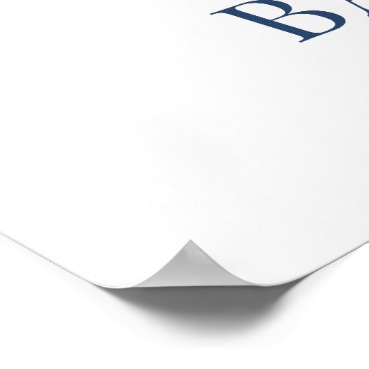 Teddy Bear Bearly Wait Welcome Baby shower Poster (Hoek)