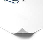 Teddy Bear Bearly Wait Welcome Baby shower Poster (Hoek)