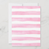 Teddy Bear Beary Cute Baby shower Invitation Kaart (Achterkant)