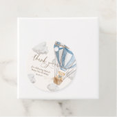 Teddy Bear bedankt Beary eerste verjaardag Bedankjes Labels (In situ)