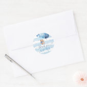 Teddy Bear Bedankt Favor Ronde Sticker (Envelop)