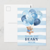 Teddy Bear bedankt je veel Briefkaart (Voorkant / Achterkant)
