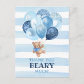 Teddy Bear bedankt je veel Briefkaart (Voorkant)