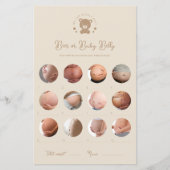 Teddy Bear Beer of Baby Belly Baby shower spel (Voorkant)
