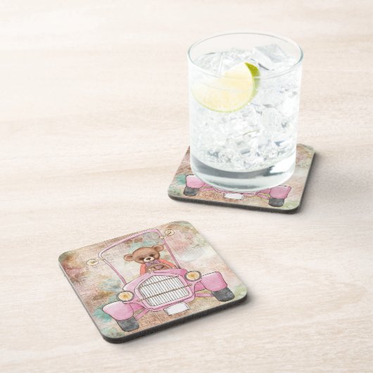 Teddy Bear Beverage Coaster Bier Onderzetter (Rechterzijde)