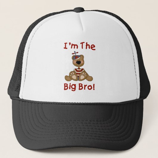 Teddy Bear Big Bro Tshirts en Gifts Trucker Pet (Voorkant)