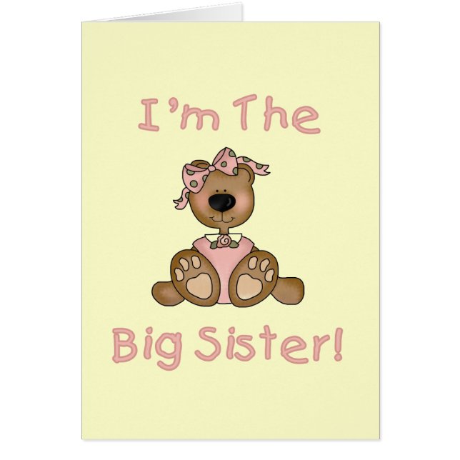 Teddy Bear Big Sister Tshirts en Gifts (Voorkant)