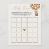 Teddy Bear Bingo Baby shower Game (Voorkant)