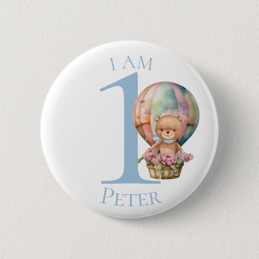 Teddy Bear BIRTHDAY Button (Voorkant)