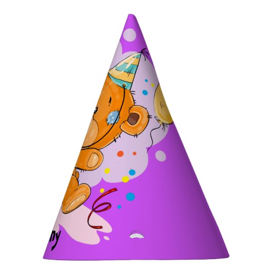 Teddy Bear Birthday Feesthoedjes (Rechts)