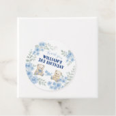 Teddy Bear Birthday Party Bedankjes Labels (In situ)