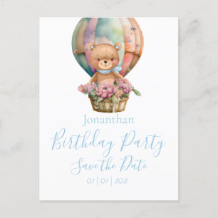 Teddy Bear Birthday Party Briefkaart