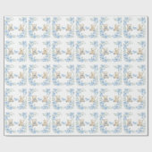 Teddy Bear Birthday Party Cadeaupapier (Vlak)