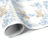 Teddy Bear Birthday Party Cadeaupapier (Rol Hoek)