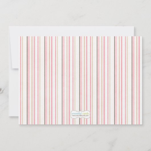 Teddy Bear Birthday Party Invitation Kaart (Achterkant)