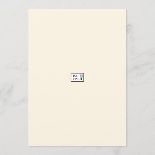 Teddy Bear Birthday Party Menu (Achterkant)