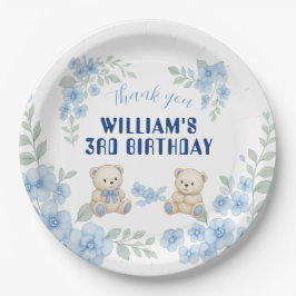 Teddy Bear Birthday Party Papieren Bordje