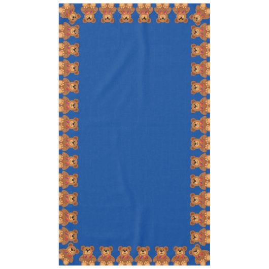 Teddy Bear Birthday Party Tafelkleed (Voorkant)