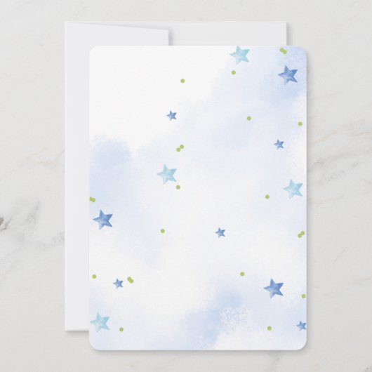 Teddy Bear Birthday Uitnodiging (Achterkant)