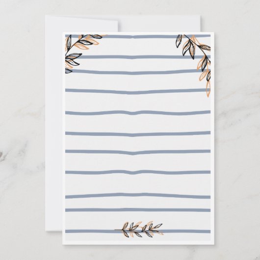 Teddy Bear Birthday Uitnodiging (Achterkant)