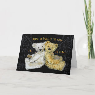 Teddy Bear Blank Note Kaart