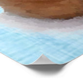 Teddy Bear (blauwgroen) Poster (Hoek)