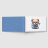 Teddy Bear Blue Baby shower Gastenboek (Volledig)