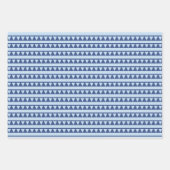 Teddy Bear Blue Baby shower Inpakpapier Vel (Voorkant 2)