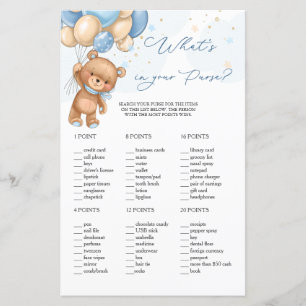 Teddy Bear Blue-ballonnen Wat zit er in je paarden