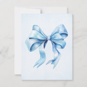 Teddy Bear Blue Balloon Beary Eerste Verjaardag Kaart (Achterkant)