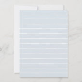 Teddy Bear Blue Balloon Beary Eerste Verjaardag Kaart (Achterkant)