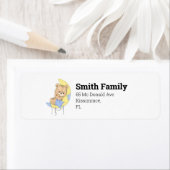 Teddy Bear Blue Moon Label (Insitu)