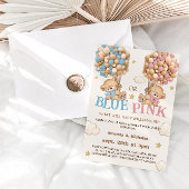 Teddy Bear Blue of Pink Gender onthullen Kaart