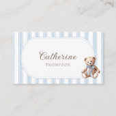 Teddy Bear Blue Place kaarten Plaatskaartje (Voorkant)