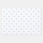Teddy Bear Blue Polkadots Baby Boy Inpakpapier Vel (Voorkant 3)