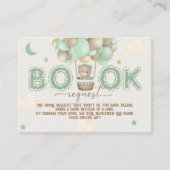 Teddy Bear Boeken voor Baby Baby shower Informatiekaartje (Voorkant)