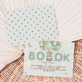 Teddy Bear Boeken voor Baby Baby shower Informatiekaartje